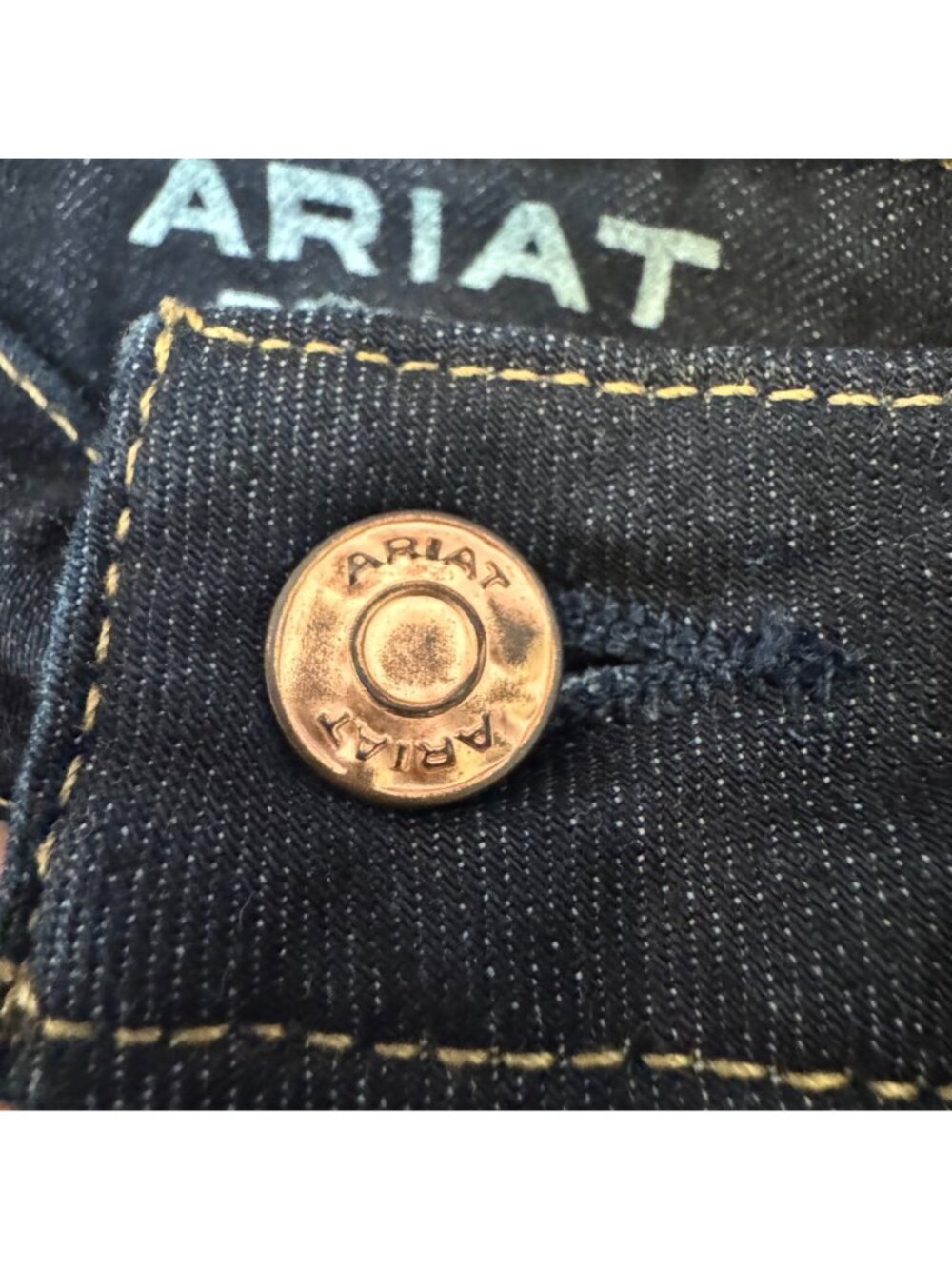 Ariat Women's Jeans 29LHigh-Rise Flare Italian Denim Dark Wash Premium Fit NWT - Picture 5 of 12